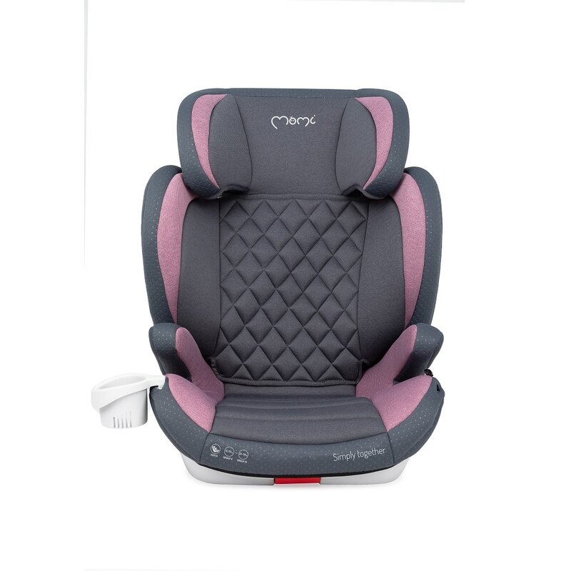 Momi - scaun auto quick fix spatar detasabil, protectie laterala, 15-36 kg, cu isofix, roz