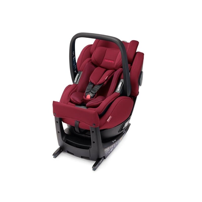 Recaro - scaun auto salia elite select garnet spatar reglabil, protectie laterala, rotire 360 grade, 0-18 kg, rosu