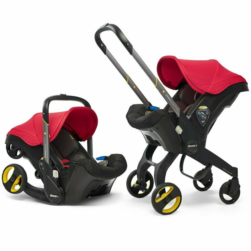 Doona - scaun auto flame transformabil, 0-13 kg, rosu