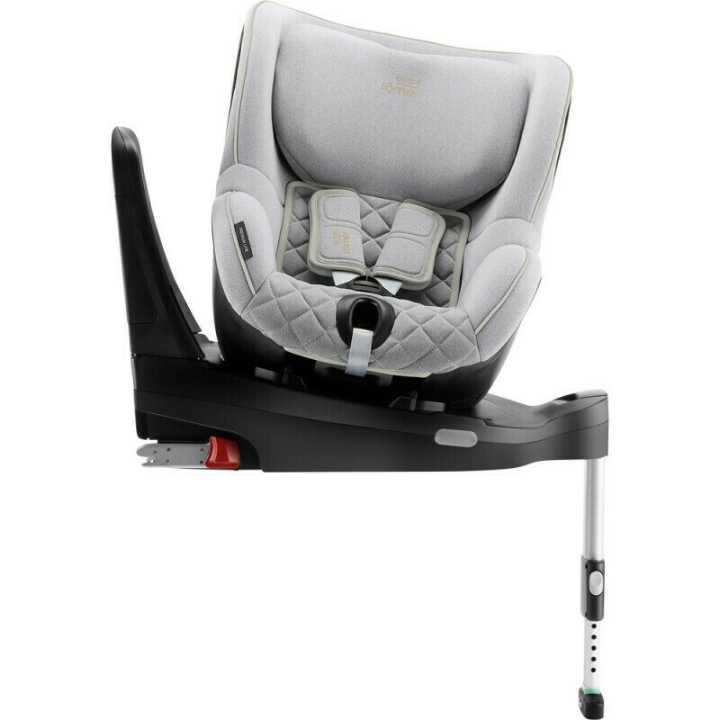 Britax-Romer - Scaun auto Dualfix M I-size Nordic , Spatar reglabil, Protectie laterala, Rotire 360 grade, 0-18 Kg, cu Isofix, Gri