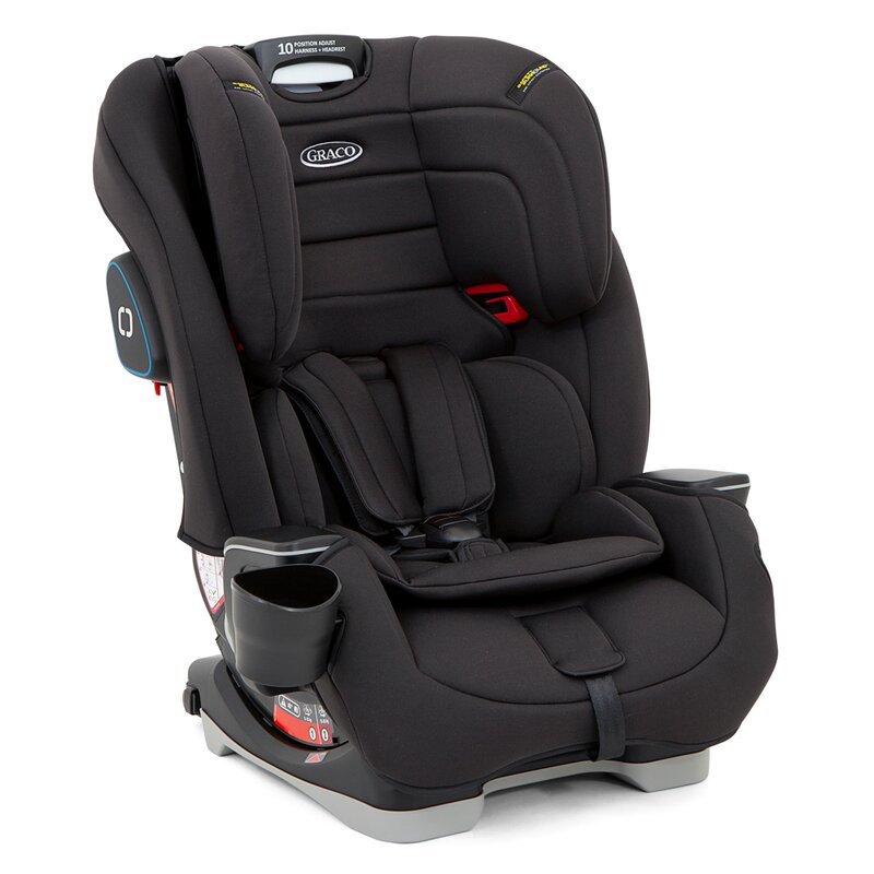 Graco - scaun auto avolve spatar reglabil, protectie laterala, 9-36 kg, negru