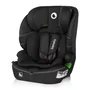 Scaun auto i-Size, Lionelo, Billy , 76 - 150 cm, 1/2/3, Isofix + top tether, Tetiera reglabila in 10 pozitii, Insertie ergonomica, Tapiterie lavabila, Testat la impact, Baza lata, Conform cu R129, Negru - 1