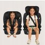 Scaun auto i-Size, Lionelo, Billy , 76 - 150 cm, 1/2/3, Isofix + top tether, Tetiera reglabila in 10 pozitii, Insertie ergonomica, Tapiterie lavabila, Testat la impact, Baza lata, Conform cu R129, Negru - 25
