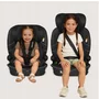 Scaun auto i-Size, Lionelo, Billy , 76 - 150 cm, 1/2/3, Isofix + top tether, Tetiera reglabila in 10 pozitii, Insertie ergonomica, Tapiterie lavabila, Testat la impact, Baza lata, Conform cu R129, Negru - 25