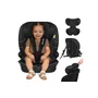 Scaun auto i-Size, Lionelo, Billy , 76 - 150 cm, 1/2/3, Isofix + top tether, Tetiera reglabila in 10 pozitii, Insertie ergonomica, Tapiterie lavabila, Testat la impact, Baza lata, Conform cu R129, Negru - 26