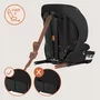 Scaun auto i-Size, Lionelo, Billy , 76 - 150 cm, 1/2/3, Isofix + top tether, Tetiera reglabila in 10 pozitii, Insertie ergonomica, Tapiterie lavabila, Testat la impact, Baza lata, Conform cu R129, Negru - 21