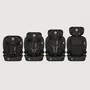 Scaun auto i-Size, Lionelo, Billy , 76 - 150 cm, 1/2/3, Isofix + top tether, Tetiera reglabila in 10 pozitii, Insertie ergonomica, Tapiterie lavabila, Testat la impact, Baza lata, Conform cu R129, Negru - 3