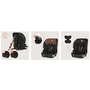 Scaun auto i-Size, Lionelo, Billy , 76 - 150 cm, 1/2/3, Isofix + top tether, Tetiera reglabila in 10 pozitii, Insertie ergonomica, Tapiterie lavabila, Testat la impact, Baza lata, Conform cu R129, Negru - 23