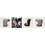 Scaun auto i-Size, Lionelo, Neal, Spatar reglabil in 4 pozitii, Tetiera in 10 pozitii, Suport sticla inclus, 15-36 Kg, 100-150 cm, Cu Isofix, Conform ECE R129, Gri - 14