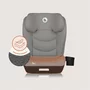 Scaun auto i-Size, Lionelo, Neal, Spatar reglabil in 4 pozitii, Tetiera in 10 pozitii, Suport sticla inclus, 15-36 Kg, 100-150 cm, Cu Isofix, Conform ECE R129, Gri - 16