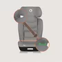 Scaun auto i-Size, Lionelo, Neal, Spatar reglabil in 4 pozitii, Tetiera in 10 pozitii, Suport sticla inclus, 15-36 Kg, 100-150 cm, Cu Isofix, Conform ECE R129, Gri - 18