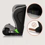 Scaun auto i-Size, Lionelo, Neal, Spatar reglabil in 4 pozitii, Tetiera in 10 pozitii, Suport sticla inclus, 15-36 Kg, 100-150 cm, Cu Isofix, Conform ECE R129, Gri - 19