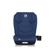Scaun auto i-Size, Lionelo, Neal, Spatar reglabil in 4 pozitii, Tetiera in 10 pozitii, Suport sticla inclus, 15-36 Kg, 100-150 cm, Cu Isofix, Conform ECE R129, Albastru