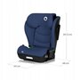 Scaun auto i-Size, Lionelo, Neal, Spatar reglabil in 4 pozitii, Tetiera in 10 pozitii, Suport sticla inclus, 15-36 Kg, 100-150 cm, Cu Isofix, Conform ECE R129, Albastru - 20