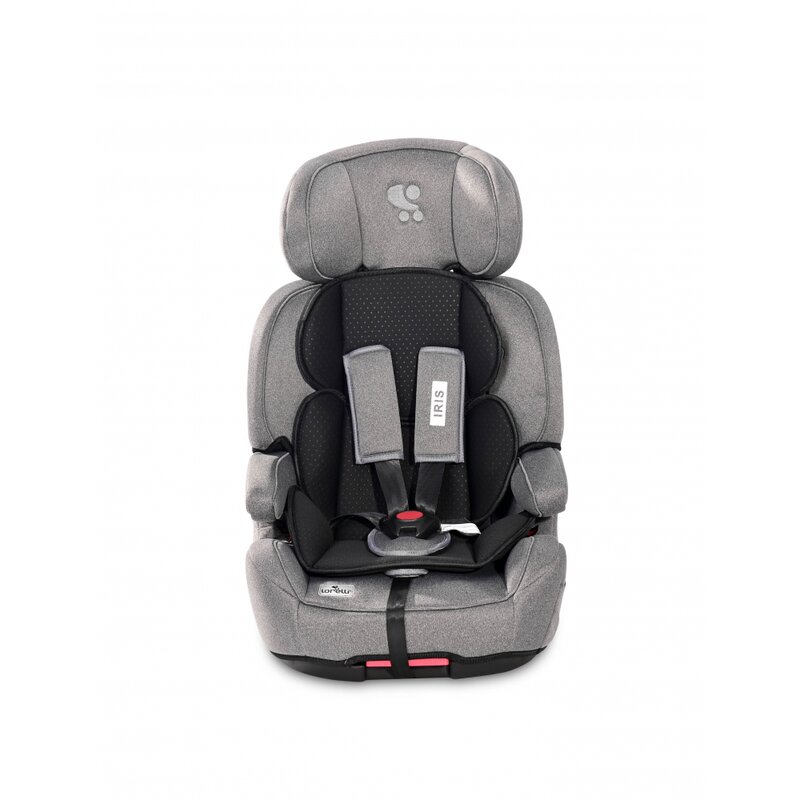 Scaun auto iris spatar reglabil, spatar detasabil steel, 9-36 kg, cu isofix, negru