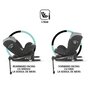 Scaun auto iSize 40-150 cm C Vigo Diamond black+Coccolle oglinda auto rear-facing - 3