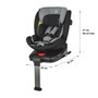 Scaun auto iSize 40-150 cm C Vigo Diamond black+Coccolle oglinda auto rear-facing - 5