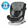 Scaun auto, Coccolle, Lyra, i-Size, 40-150 cm, 9-36 kg, Rotire 360, Cu sistem Isofix+Top Tether, Tetiera reglabila in 12 pozitii, Scaun reglabil in 4 pozitii, Greystone - 1