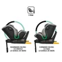 Scaun auto iSize 40-150 cm Coccolle Mago Jet black - 3
