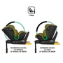 Scaun auto iSize 40-150 cm Coccolle Mago Olive khaki - 3