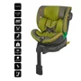 Scaun auto iSize 40-150 cm Coccolle Mago Olive khaki - 4