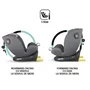 Scaun auto iSize 40-150 cm Coccolle Nova Moonlit grey - 3