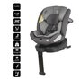 Scaun auto iSize 40-150 cm Coccolle Sidra Diamond black - 4