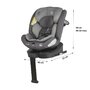 Scaun auto iSize 40-150 cm Coccolle Sidra Diamond black - 5