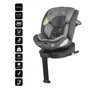 Scaun auto iSize 40-150 cm Coccolle Sidra Diamond black - 4