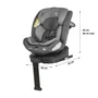 Scaun auto iSize 40-150 cm Coccolle Sidra Diamond black - 5