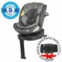 Scaun auto iSize 40-150 cm Coccolle Sidra Diamond black + Coccolle protectie bancheta auto mica - 1