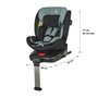 Scaun auto iSize 40-150 cm Coccolle Vigo Emerald green+Coccolle Parasolar auto cu ventuze - 5
