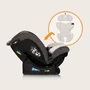 Scaun auto, Lionelo, Aart i-Size, Cu spatar inclinabil in 4 pozitii, Cu tetiera reglabila in 13 pozitii, 0-36 Kg, 40-150 cm, Cu centura siguranta in 3 puncte, Conform cu ECE R129/03, Bej - 30