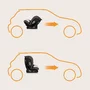 Scaun auto, Lionelo, Aart i-Size, Cu spatar inclinabil in 4 pozitii, Cu tetiera reglabila in 13 pozitii, 0-36 Kg, 40-150 cm, Cu centura siguranta in 3 puncte, Conform cu ECE R129/03, Bej - 31