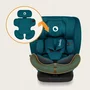 Scaun auto, Lionelo, Bastiaan i-Size, 4 in 1, Protectie laterala, Cu spatar inclinabil in 4 pozitii, Cu tetiera reglabila in 7 pozitii, Rotire 360 grade, Top Tether, 0-36 Kg, 40-150 cm, Cu Isofix, Conform cu ECE R129/03, Albastru Indigo - 12