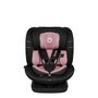 Scaun auto, Lionelo, Bastiaan i-Size, 4 in 1, Protectie laterala, Cu spatar inclinabil in 4 pozitii, Cu tetiera reglabila in 7 pozitii, Rotire 360 grade, Top Tether, 0-36 Kg, 40-150 cm, Cu Isofix, Conform cu ECE R129/03, Roz deschis - 7