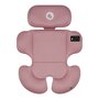 Scaun auto, Lionelo, Bastiaan i-Size, 4 in 1, Protectie laterala, Cu spatar inclinabil in 4 pozitii, Cu tetiera reglabila in 7 pozitii, Rotire 360 grade, Top Tether, 0-36 Kg, 40-150 cm, Cu Isofix, Conform cu ECE R129/03, Roz deschis - 16