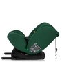 Scaun auto, Lionelo, Bastiaan i-Size, 4 in 1, Protectie laterala, Cu spatar inclinabil in 4 pozitii, Cu tetiera reglabila in 7 pozitii, Rotire 360 grade, Top Tether, 0-36 Kg, 40-150 cm, Cu Isofix, Conform cu ECE R129/03, Verde - 15