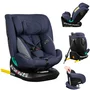 Scaun auto, Lionelo, Bastiaan One i-Size, 4 in 1, Protectie laterala, Cu spatar inclinabil in 4 pozitii, Cu tetiera reglabila in 13 pozitii, Rotire 360 grade, Top Tether, 0-36 Kg, 40-150 cm, Cu Isofix, Conform cu ECE R129, Albastru