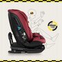 Scaun auto, Lionelo, Bastiaan RWF i-Size, Pozitie de somn, Protectie laterala, Rotire 360 grade, 0-36 Kg, Cu Isofix si Centura Top Tether, Conform cu standardul european de securitate ECE R129, Rosu - 21