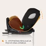 Scaun auto, Lionelo, Braam Air, i-Size, 0-36 Kg, 40-150 cm, Cu isofix si picior de fixare, Protectie laterala, Rotire 360 grade, Ajustare spatar in 5 pozitii, Tetiera reglabila in 14 trepte, Tehnologie de ventilatie Air Flow, Conform cu R129, Gri - 38