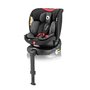 Scaun auto, Lionelo, i-Size Navy, 0-36 Kg, 40-150 cm, Cu isofix si picior de fixare, Protectie laterala, Rotire 360 grade, Ajustare spatar in 4 pozitii, Tetiera reglabila in 11 trepte, Conform cu R129, Negru/Rosu - 3