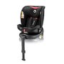 Scaun auto, Lionelo, i-Size Navy, 0-36 Kg, 40-150 cm, Cu isofix si picior de fixare, Protectie laterala, Rotire 360 grade, Ajustare spatar in 4 pozitii, Tetiera reglabila in 11 trepte, Conform cu R129, Negru/Rosu - 4