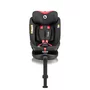 Scaun auto, Lionelo, i-Size Navy, 0-36 Kg, 40-150 cm, Cu isofix si picior de fixare, Protectie laterala, Rotire 360 grade, Ajustare spatar in 4 pozitii, Tetiera reglabila in 11 trepte, Conform cu R129, Negru/Rosu - 8