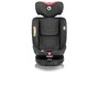 Scaun auto, Lionelo, i-Size Navy, 0-36 Kg, 40-150 cm, Cu isofix si picior de fixare, Protectie laterala, Rotire 360 grade, Ajustare spatar in 4 pozitii, Tetiera reglabila in 11 trepte, Conform cu R129, Negru/Rosu - 10