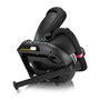 Scaun auto, Lionelo, i-Size Navy, 0-36 Kg, 40-150 cm, Cu isofix si picior de fixare, Protectie laterala, Rotire 360 grade, Ajustare spatar in 4 pozitii, Tetiera reglabila in 11 trepte, Conform cu R129, Negru/Rosu - 19
