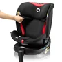 Scaun auto, Lionelo, i-Size Navy, 0-36 Kg, 40-150 cm, Cu isofix si picior de fixare, Protectie laterala, Rotire 360 grade, Ajustare spatar in 4 pozitii, Tetiera reglabila in 11 trepte, Conform cu R129, Negru/Rosu - 20