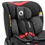 Scaun auto, Lionelo, i-Size Navy, 0-36 Kg, 40-150 cm, Cu isofix si picior de fixare, Protectie laterala, Rotire 360 grade, Ajustare spatar in 4 pozitii, Tetiera reglabila in 11 trepte, Conform cu R129, Negru/Rosu - 23