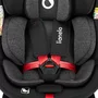 Scaun auto, Lionelo, i-Size Navy, 0-36 Kg, 40-150 cm, Cu isofix si picior de fixare, Protectie laterala, Rotire 360 grade, Ajustare spatar in 4 pozitii, Tetiera reglabila in 11 trepte, Conform cu R129, Negru/Rosu - 32