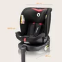 Scaun auto, Lionelo, i-Size Navy, 0-36 Kg, 40-150 cm, Cu isofix si picior de fixare, Protectie laterala, Rotire 360 grade, Ajustare spatar in 4 pozitii, Tetiera reglabila in 11 trepte, Conform cu R129, Negru/Rosu - 34